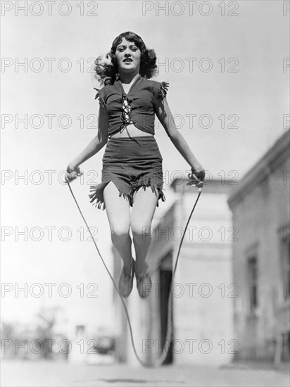 Actress Jumping Rope