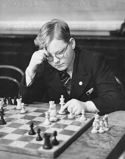 Boy Playing Chess