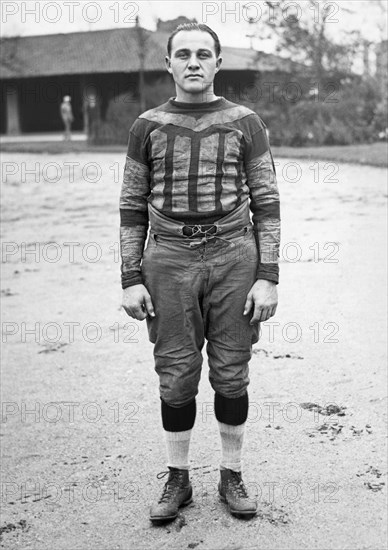 Portrait Of A Football Player