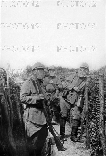 French Soldiers In Trenches