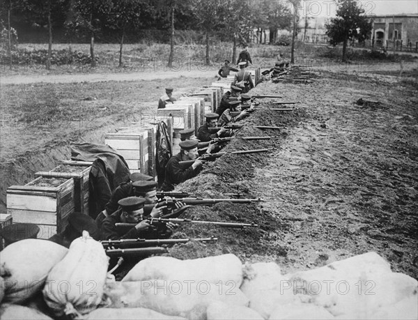 British Marines Defend Antwerp