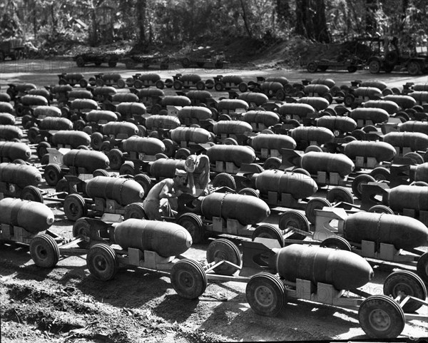 Bombs At Bougainville Island