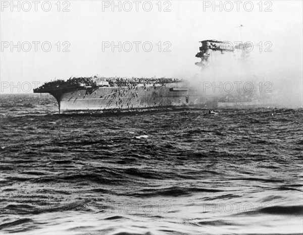 USS Lexington Abandon Ship