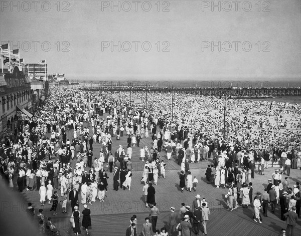 Crowds At Coney Island