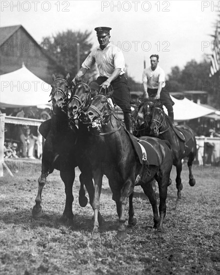 Mounted Police Stunts