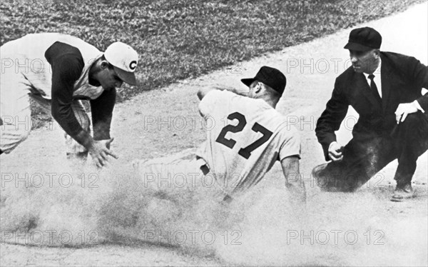 Baseball Runner Out At Third