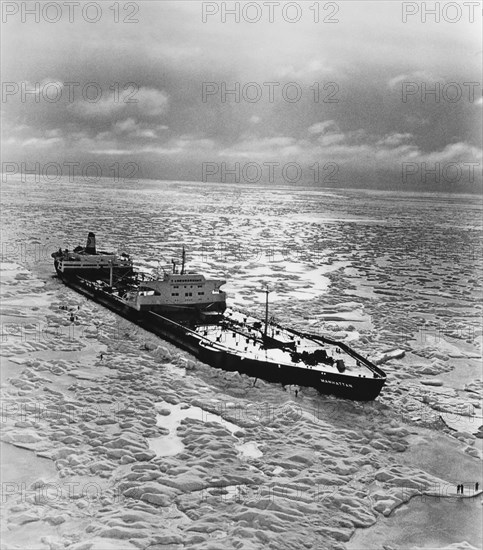 SS Manhattan In The Arctic