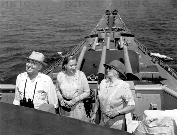 Truman Family At Sea