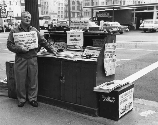 LA Times Newspaper Stand