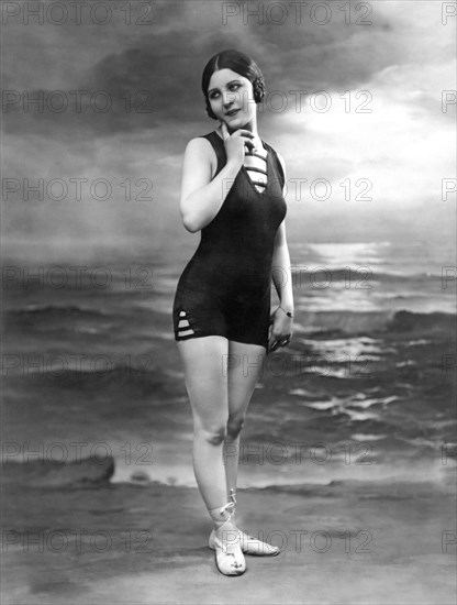 French Woman In A Bathing Suit