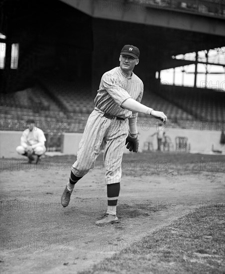 Baseball Star Walter Johnson