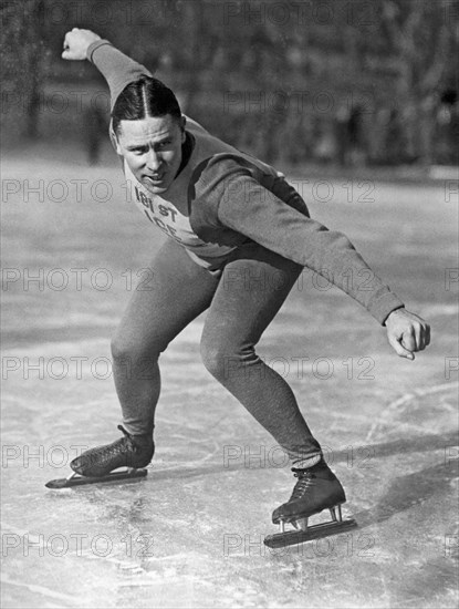 Speed Skater At Start