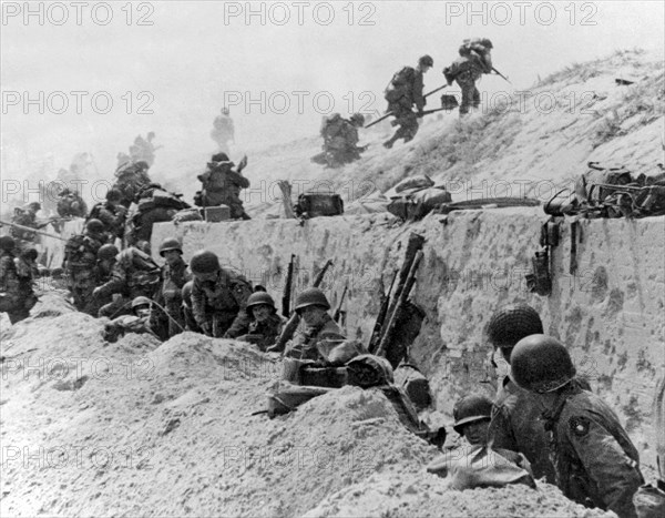 American Troops At Utah Beach