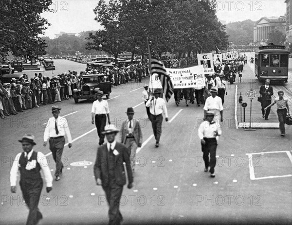 Bonus Army Parade In DC