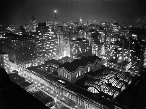 Pennsylvania Station At Night