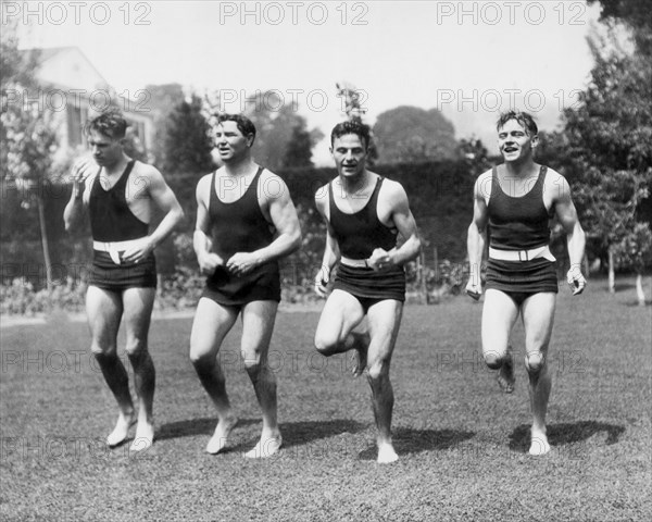 Jack Dempsey Works Out