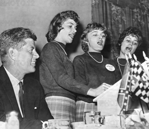 JFK Listens To Campaign Song