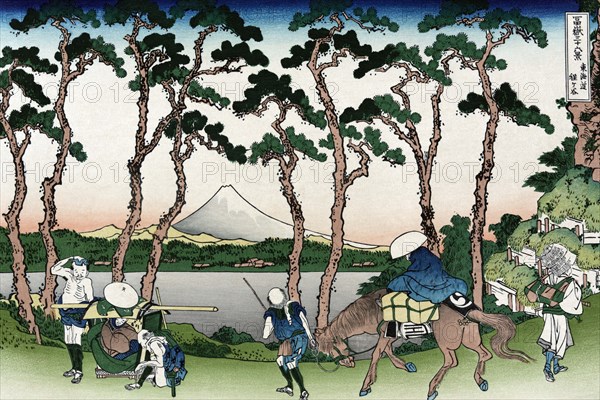 Hodogaya on the Tokaido Road 1830