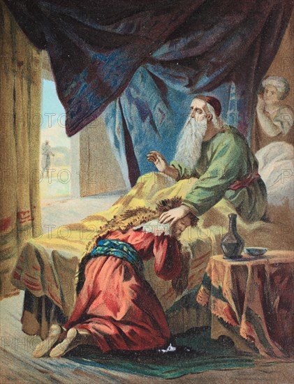 Isaac blesses jacob