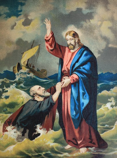 Jesus walking on the sea