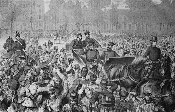 Arrival of king wilhelm i