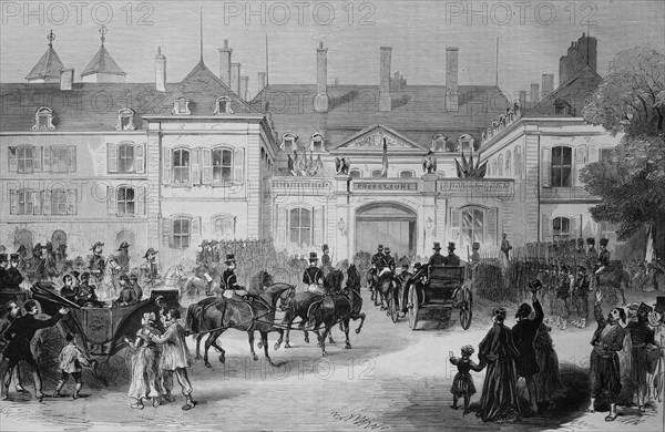 Arrival of napoleon iii