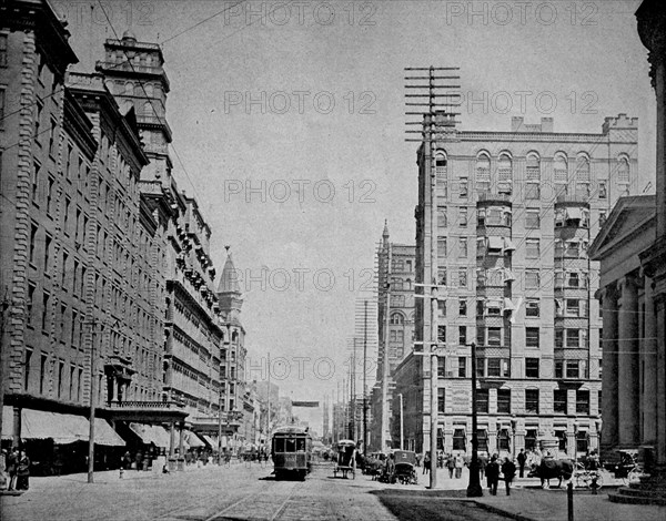 Mainstreet in rochester, america