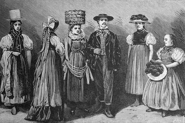 Costumes from the black forest