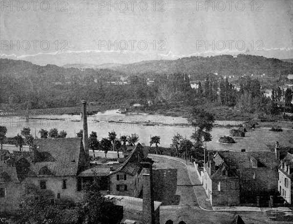 The pyrenees near pau,