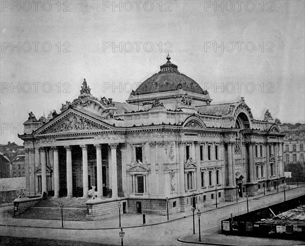 Palais de la bourse, stock exchange, brussels