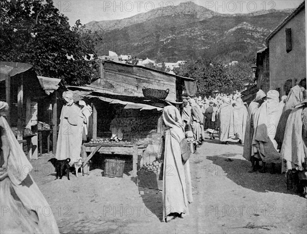 In the streets of bougie, algeria