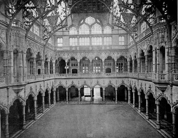 The interior of the stock exchange