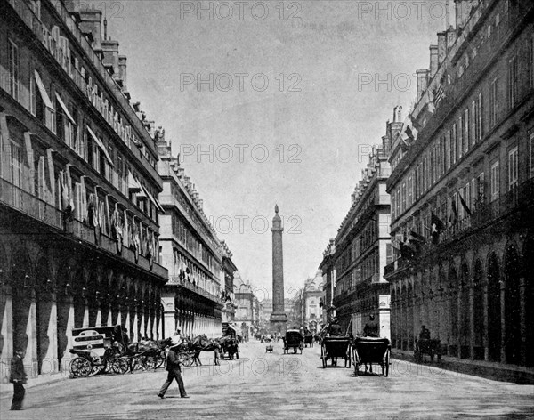 rue castiglione street, paris