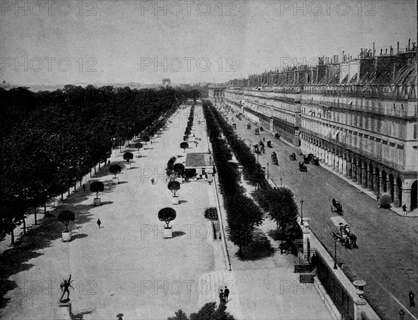 La rue de rivoli, paris