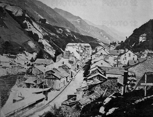 Le grande rue de bareges, hautes-pyrenees