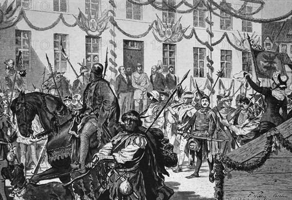 The hussite festival in bernau