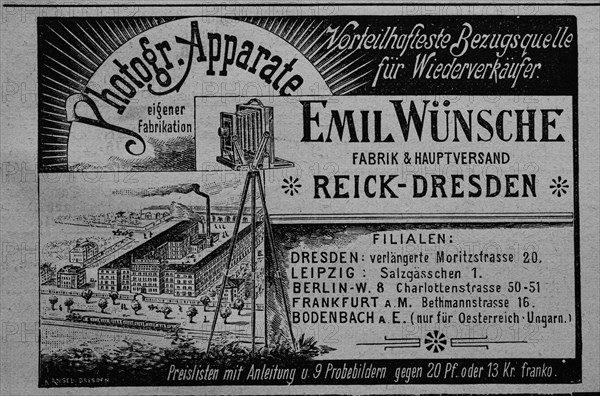 Advertising in the year 1890