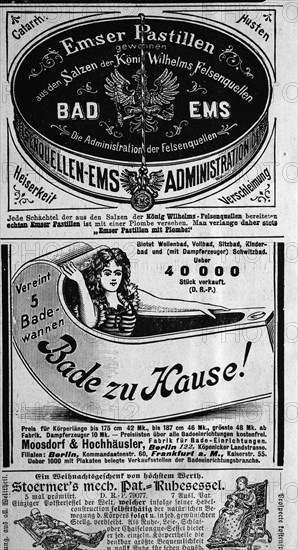 Advertising in the year 1890