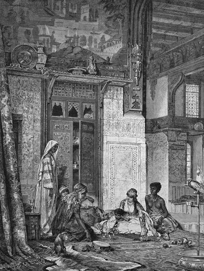 In a caliph's harem