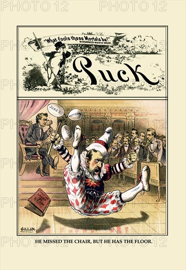 Puck Magazine: Jester 1883