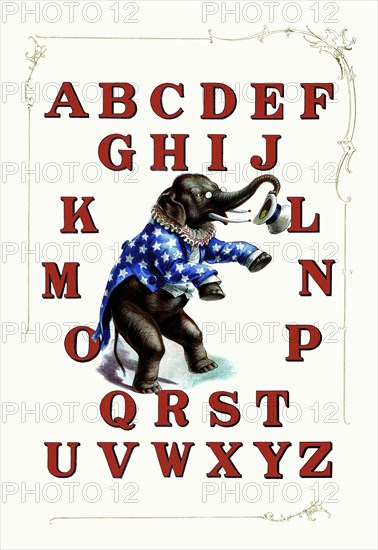 Republican Party Alphabet 1900