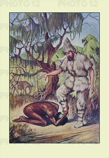 Robinson Crusoe: He Lays His Head Flat on the Ground 1914