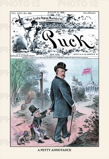 Puck Magazine: A Petty Annoyance 1885