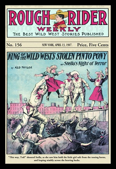 Rough Rider Weekly: King of the Wild West's Stolen Pinto Pony 1907