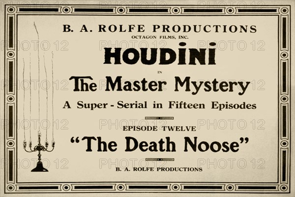 Houdini in The master mystery a super-serial in fifteen episodes 1920