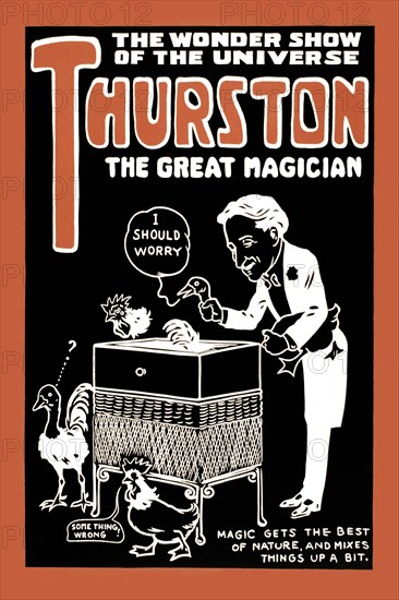 Mix Up Nature: Thurston the great magician the wonder show of the universe 1925