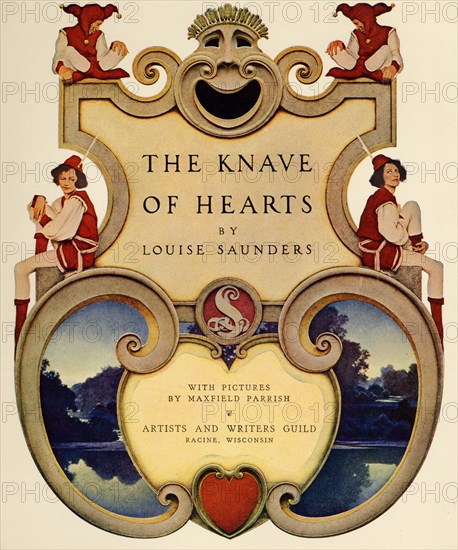 Knave of Hearts - frontispiece with jesters 1925