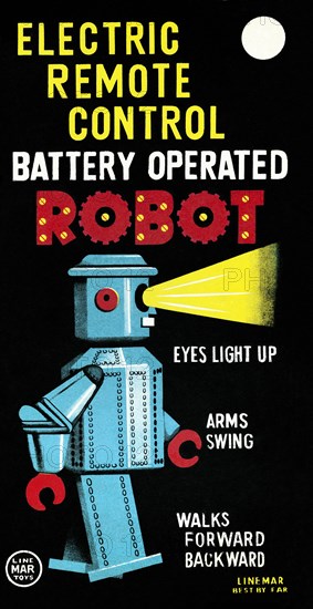 Electric Remote Control Battery Operated Robot 1950