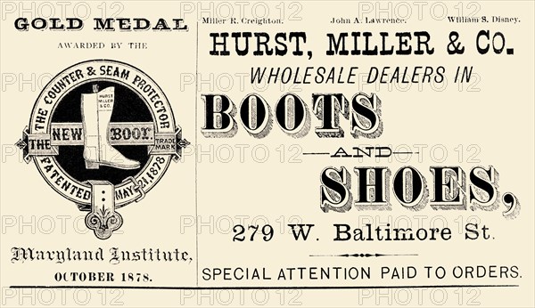 Hurst Miller & Co. - Wholesale Dealers in Boots and Shoes