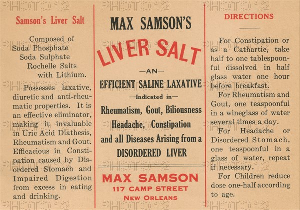 Max Samson's Liver Salt